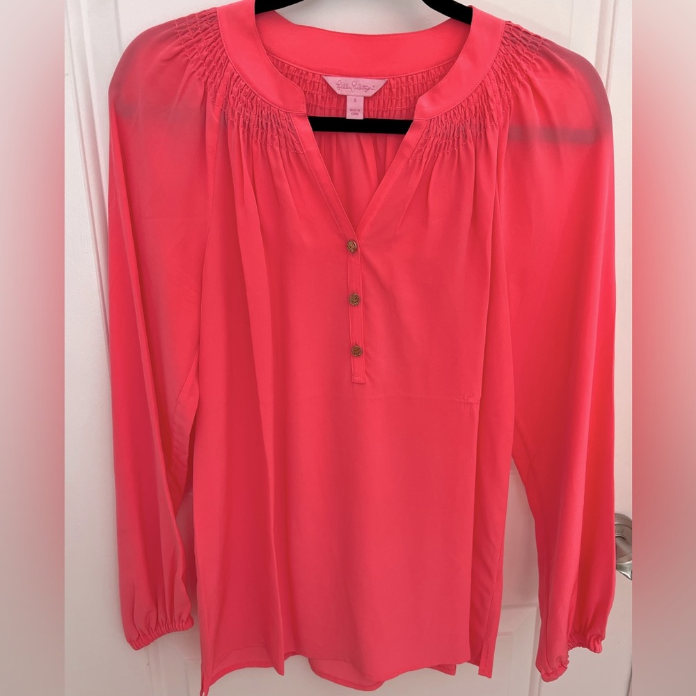 NWOT Lilly Pulitzer Silk Elsa Top